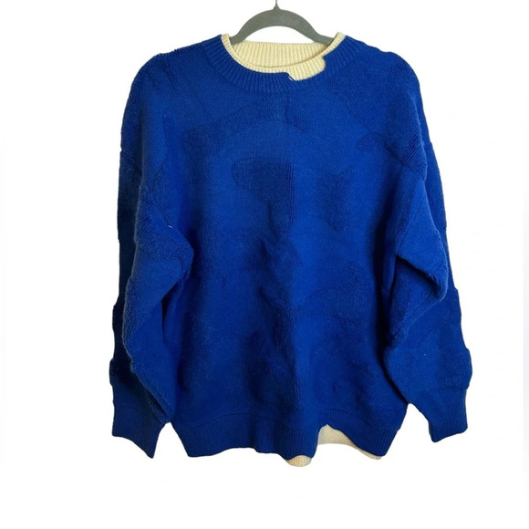 Aelfric Eden Whale Jacquard 3D Knit Mens Sweater - Picture 1 of 5